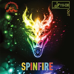 Der-materialspezialist SPINFIRE 正膠 生膠 乒乓球 套膠 (藍色, 綠色, 紫色, 粉紅色, 黑色, 紅色)