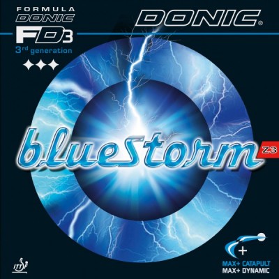 Donic BlueStorm Z3 Blue 乒乓球 套膠 藍色膠面