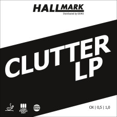 Hallmark Clutter-LP 長膠 乒乓球 套膠 單膠 (黑色, 紅色, 紫色)