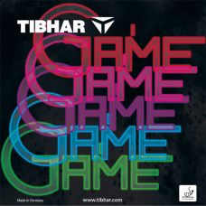 TIBHAR Game 乒乓球 套膠 (黑色, 紅色, 藍色, 綠色, 紫色, 粉紅色)