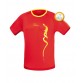 TIBHAR T-Shirt Dragon 紅色 乒乓球 運動服 球衣