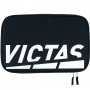 VICTAS PLAY LOGO RACKET CASE 乒乓球套, 黑白色