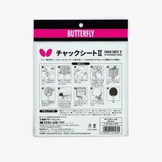 Butterfly Chack Sheet II 乒乓球 無機膠水雙面貼